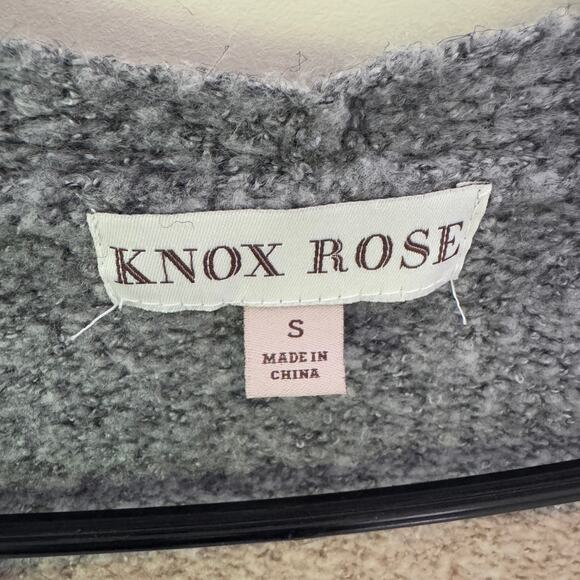 Knox Rose Striped Open Front Cardigan Sweater US Women's S - Picture 3 of 5